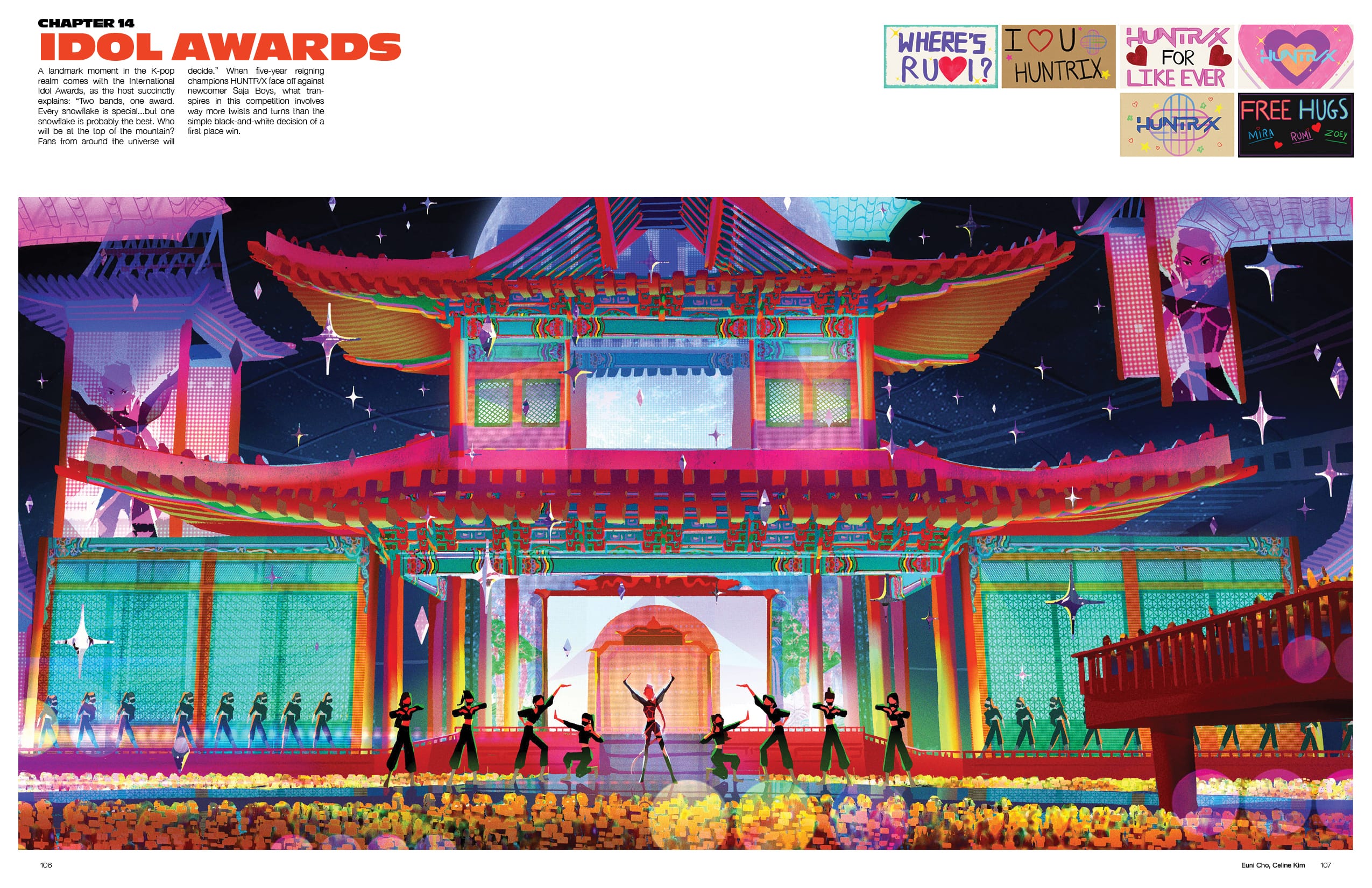 KPop Demon Hunters page 106-107