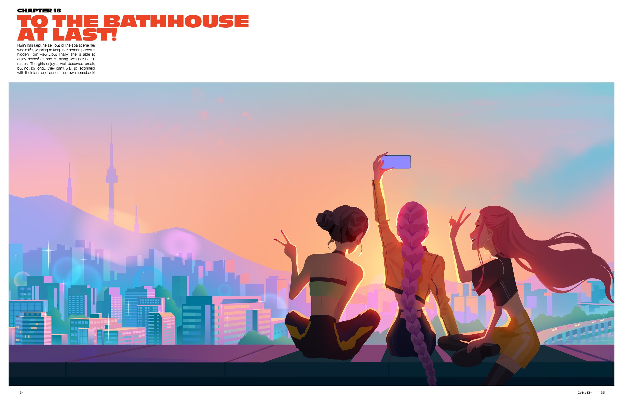 KPop Demon Hunters page 134-135