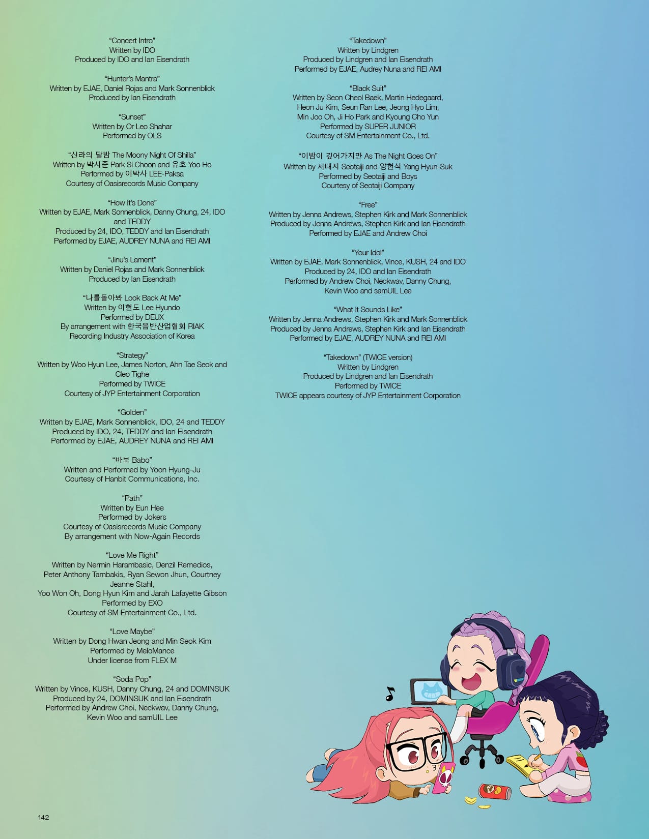 KPop Demon Hunters page 142